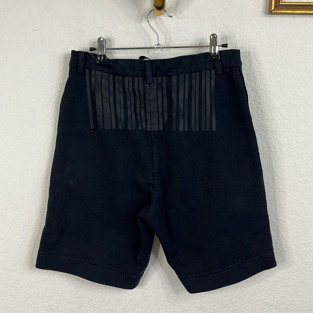 Alexander Wang Mens Scuba Neoprene Barcode Shorts Black
